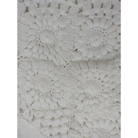 Lucky Brand Womens Sleeveless White Crochet Detailed Cotton Top Size L, NWT. - Picture 5 of 8